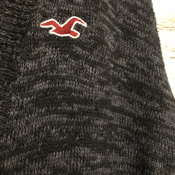 Hollister long blue button down cardigan - Picture 3 of 6